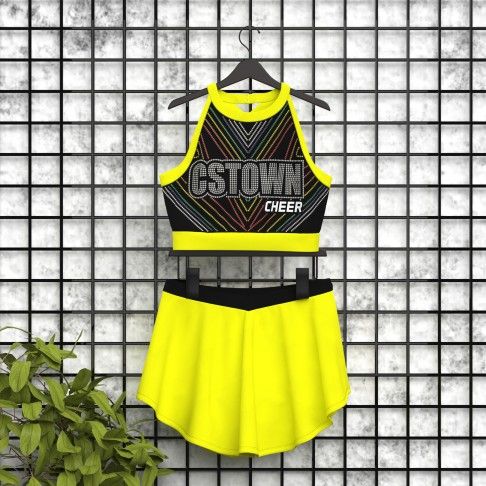 cheerleader practice uniforms storeyellow5