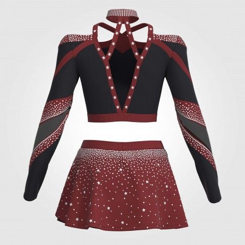 adult white vintage cheer uniformred1