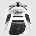 adult white vintage cheer uniformblack