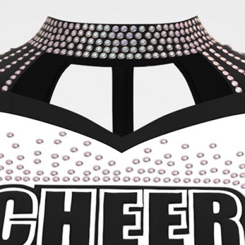 youth competition black and white long sleeve costumeblack7