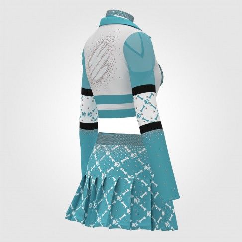 cheap green cheerleading clotheswhite4