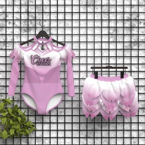 all star pink cheer outfitpink5